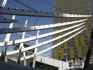 City Center Porte Cochere Steel